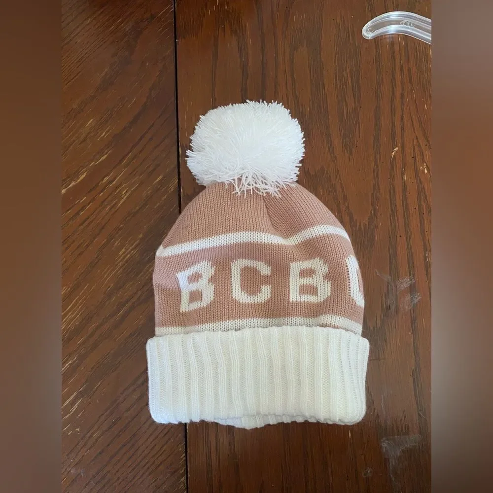BCBGirls rose pink logo hat